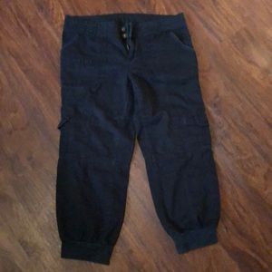 Guess black cropped, cargo pants, size (waist) 29 (equiv. to size 8)